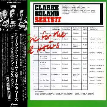 LP The Kenny Clarke - Francy Boland Sextet: Music For The Small Hours LTD