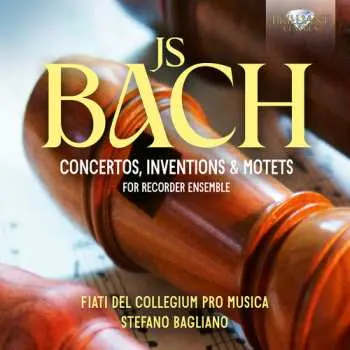 CD Collegium Pro Musica: J.s. Bach: Cons Inventions & Motets For Recorder