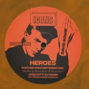 LP David Bowie: Heroes (Santiago Chile September 1990) CLR | LTD
