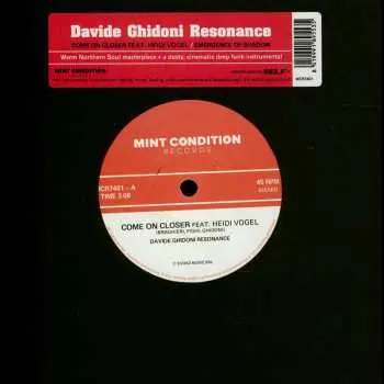 LP Davide Ghidoni: Come On Closer / Emergence Of Shadow