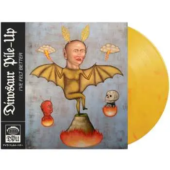 LP Dinosaur Pile-Up: I've Felt Better - Yellow Flame Marble