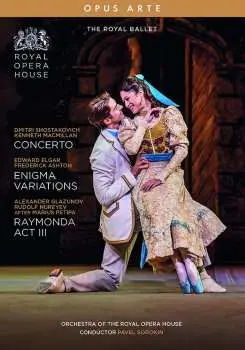 DVD Dmitri Schostakowitsch: The Royal Ballet - Concerto / Enigma Variations / Raymonda