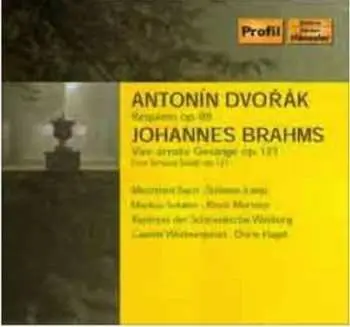 2CD Dvorak / Brahms / Capella Weilburgensis / Hagel: Requiem Op 89