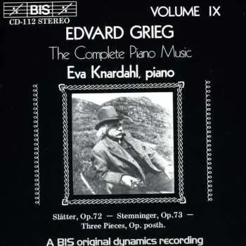 CD Edvard Grieg: Slätter - Stemniger - Three Pieces, Op. Posth.
