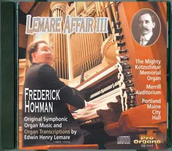 CD Edwin Henry Lemare: Orgelsymphonie G-moll Op.35