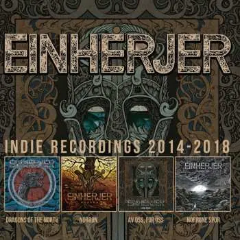 4CD Einherjer: Indie Recordings 2014 - 2018 (4cd)