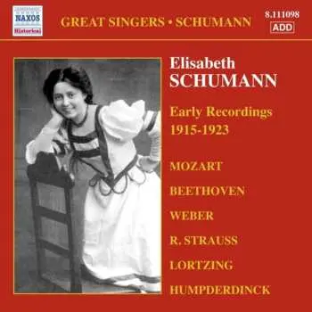 CD Elisabeth Schumann: Early Recordings 1915-1923