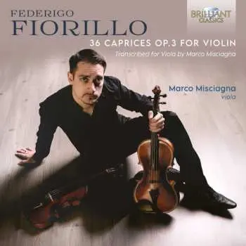 CD Federigo: Capricen Für Violine Op.3 Nr.1-16 (arr. Für Viola)