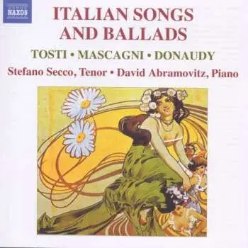 CD Francesco Paolo Tosti: Stefano Secco - Italian Songs And Ballads