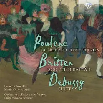 CD Francis Poulenc: Concerto For 2 Pianos; Scottish Ballad; Suite