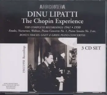 3CD Frédéric Chopin: The Chopin Experience (The Complete Recordings 1941-1950)
