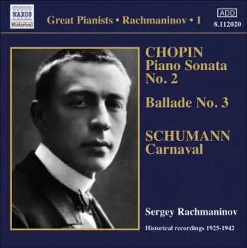 CD Frédéric Chopin: Sergej Rachmaninoff Vol.1