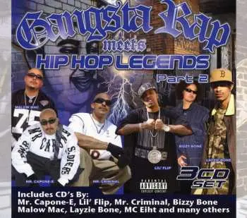 CD/MC Gangsta Rap Meets Hip-hop Legends 2 / Various: Gangsta Rap Meets Hip-hop Legends 2 / Various