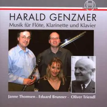 CD Genzmer / Thomsen / Brunner / Triendl: Works For Flute Clarinet & Piano