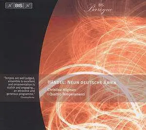 CD Georg Friedrich Händel: Neun Deutsche Arien = Nine German Arias
