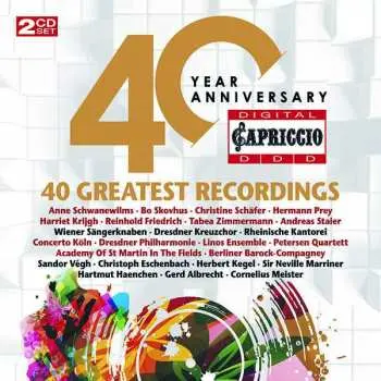 2CD Georg Philipp Telemann: Capriccio-sampler "40 Greatest Recordings"