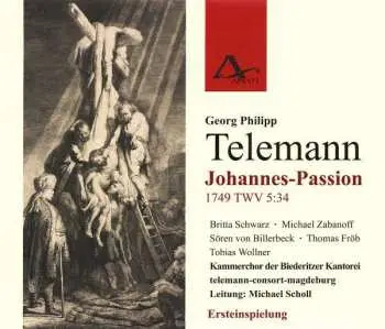 2CD Georg Philipp Telemann: Johannes-passion 1749