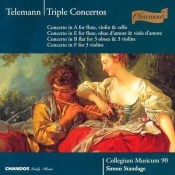 CD Georg Philipp Telemann: Konzert Für 3 Violinen In F
