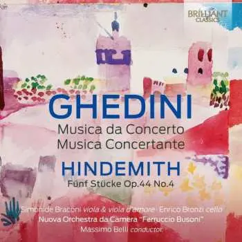 CD Giorgio Federico Ghedini: Musica Da Concerto Für Viola & Streichorchester