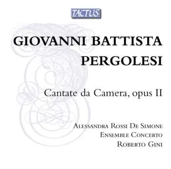 CD Giovanni Battista Pergolesi: Cantata Da Camera, Op. II