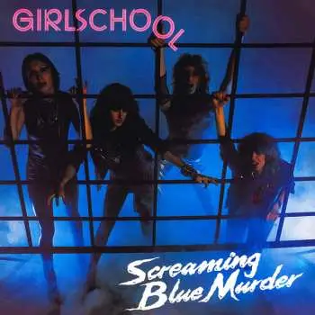 LP Girlschool: Screaming Blue Murder CLR