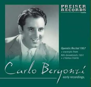CD Giuseppe Verdi: Carlo Bergonzi - Early Recordings