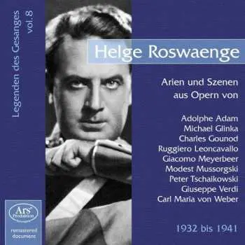 CD Giuseppe Verdi: Legenden Des Gesanges Vol.8 - Helge Rosvaenge