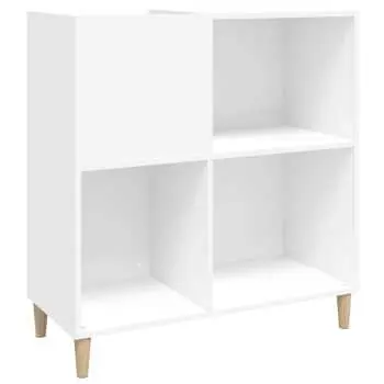 vidaXL Skříňka na LP desky bílá 84,5 x 38 x 89 cm kompozitní dřevo - 11461.831989