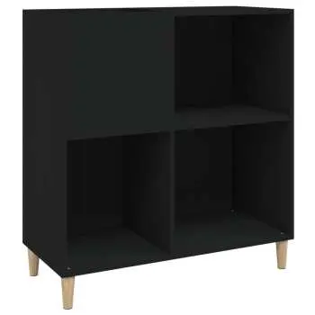 vidaXL Skříňka na LP desky černá 84,5 x 38 x 89 cm kompozitní dřevo - 11461.831990