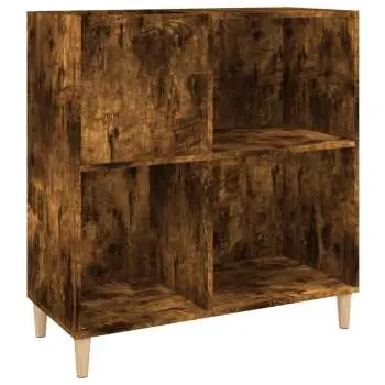 vidaXL Skříňka na LP desky kouřový dub 84,5x38x89 cm kompozitní dřevo - 11461.831994