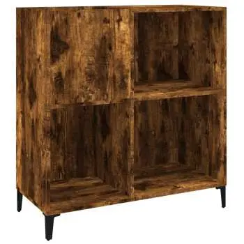 vidaXL Skříňka na LP desky kouřový dub 84,5x38x89 cm kompozitní dřevo - 11461.832002