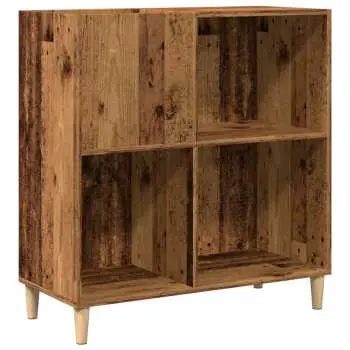 vidaXL Skříňka na LP desky old wood 84,5 x 38 x 89 cm kompozitní dřevo - 11461.857171