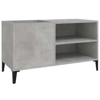 vidaXL Skříňka na LP desky betonově šedá 84,5x38x48cm kompozitní dřevo - 11461.831953