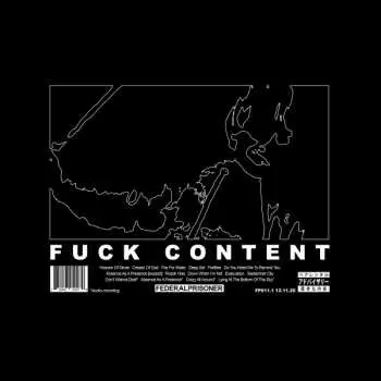 2LP Greg Puciato: Fuck Content CLR |