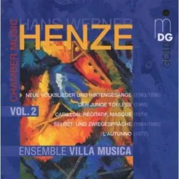 CD Hans Werner Henze: Chamber Music Vol 2