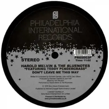 LP Harold Melvin And The Blue Notes: Don't Leave Me This Way / Bad Luck