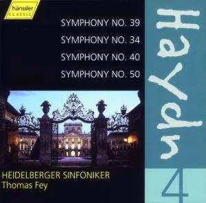 CD Joseph Haydn: Symphonies 39, 34, 40, 50