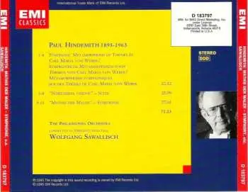 CD Paul Hindemith: Mathis Der Maler - Symphonie / Symphonic Metamorphosis Of Themes By Carl Maria Von Weber / Nobilissima Visione - Suite