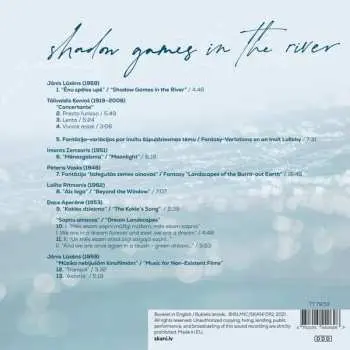 CD Ilona Meija: Shadow Games In The River: Chamber Music By Latvian Composers For Flute, Cello And Piano