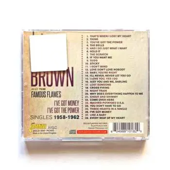 CD James Brown & The Famous Flames: I've Got Money, I've Got The Power - Singles 1958-1962