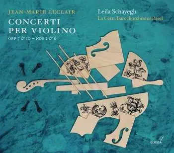 CD Jean Marie Leclair: Concerti Per Violino (Op. 7 &10 – Nos 2 & 6)