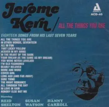 CD Jerome Kern: All The Things You Are
