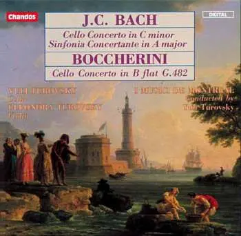 CD Johann Christian Bach: Cello Concertos In C Minor - Sinfonia Concertante In A Major - Cello Concerto In B Flat G.482