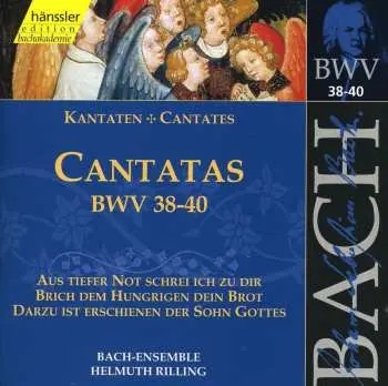 CD Johann Sebastian Bach: Cantatas BWV 38-40