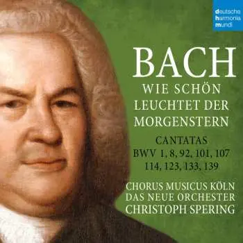 3CD Johann Sebastian Bach: Kantaten Bwv 1,8,92,101,107,114,123,133,139