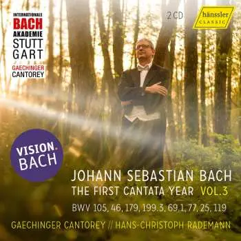 2CD Johann Sebastian Bach: Vision.bach 3 - Kantaten Vom 9.sonntag Nach Trinitatis Bis Zur Leipziger Ratswahl Des 1.leipziger Jahrgangs 1723