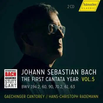 2CD Johann Sebastian Bach: Vision.bach 5 - Kantaten Von Der Orgelweihe Zu Störmthal (2. November) Bis Zum 1. Weihnachtsfeiertag Des 1.leipziger Jahrgangs 1723