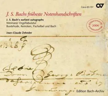 CD Johann Sebastian Bach: Weimarer Orgeltabulatur