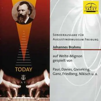 CD Johannes Brahms: Auf Welte-Mignon Gespielt Von ...