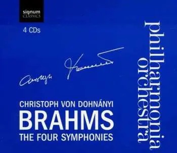 4CD Johannes Brahms: Symphonien Nr.1-4